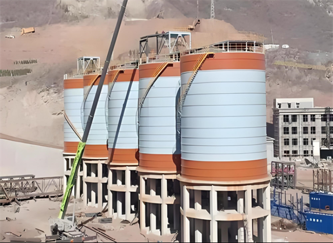 怀仁高架钢板仓